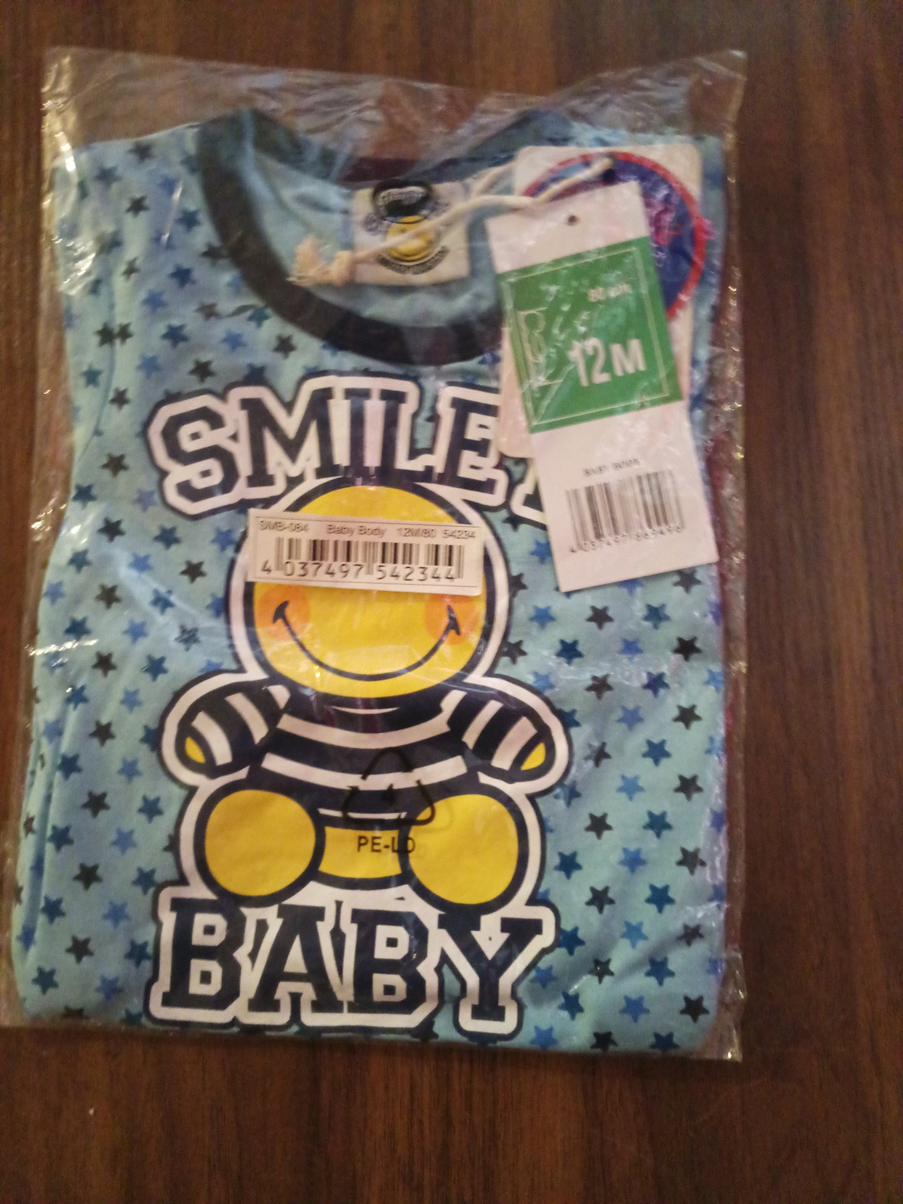 Smiley Baby Top